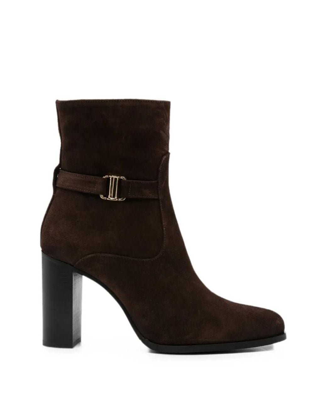 SERGIO MORETTI FIRENZE Black Round-Toe Zip-Fastening Boots