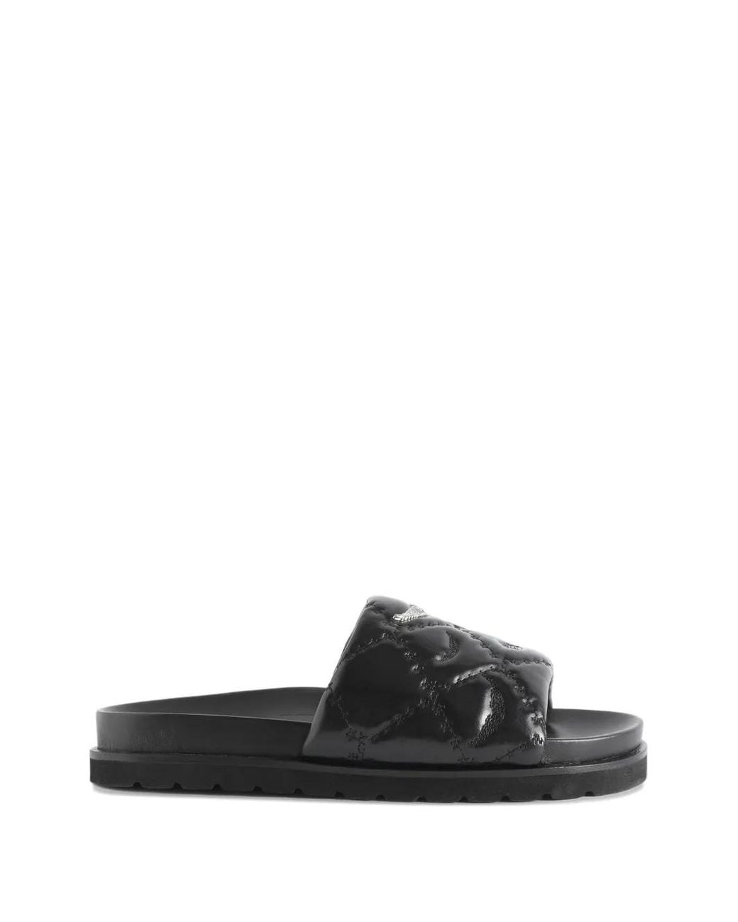Zadig & Voltaire Black Teddy Bare Vintage Mules