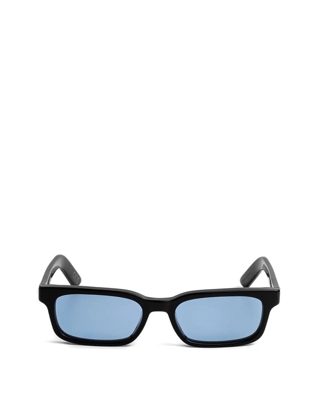 Retrosuperfuture Blue Gesto Azure Rectangle-Frame Sunglasses