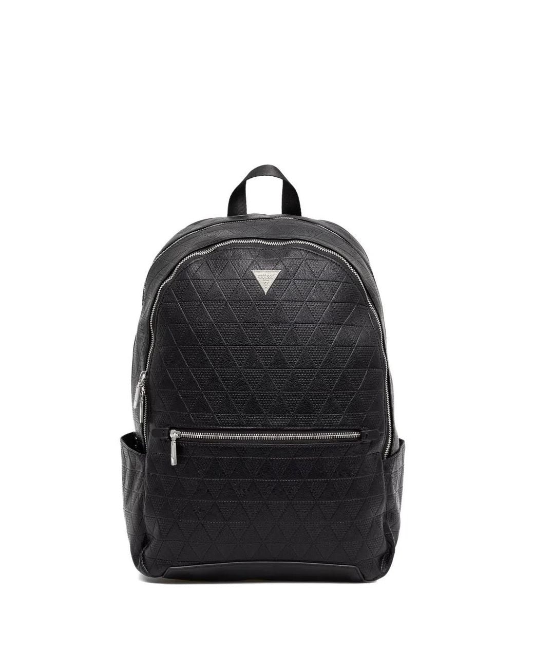 Guess Black Torino Logo Backpack for men