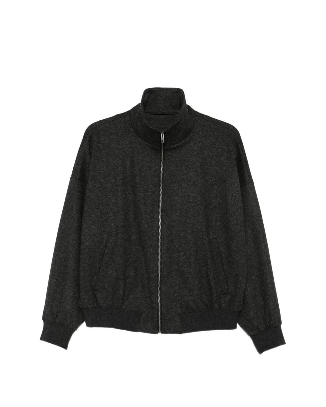 Drykorn Black Eyam Zip-Up Bomber Jacket