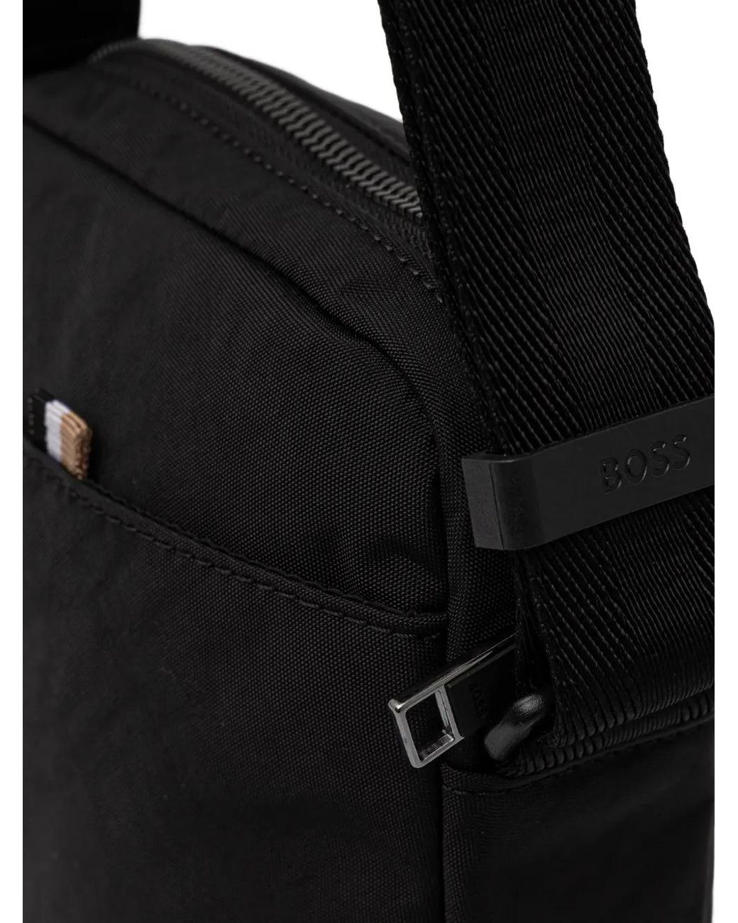 Boss Black Catch Belt Bag for men