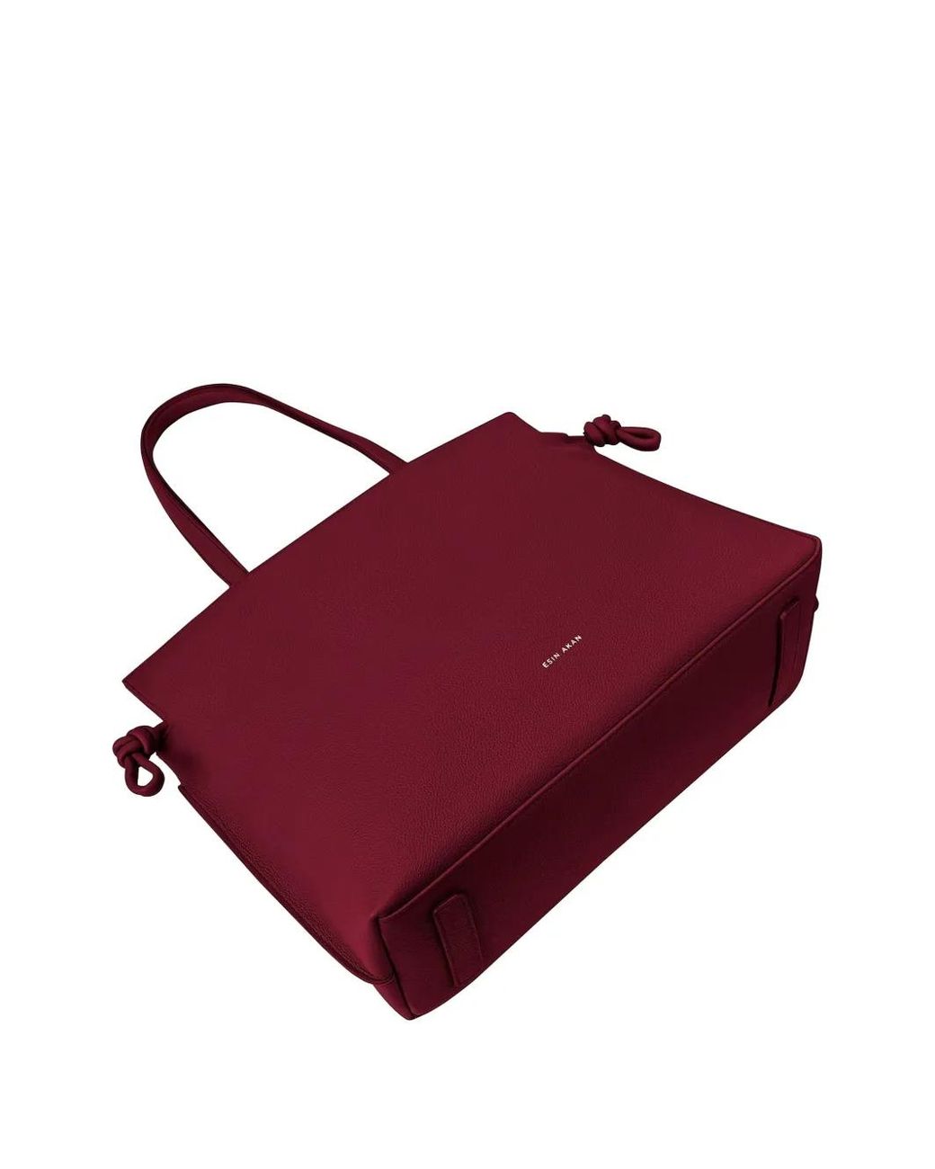 Esin Akan Red Large Emma Leather Tote Bag