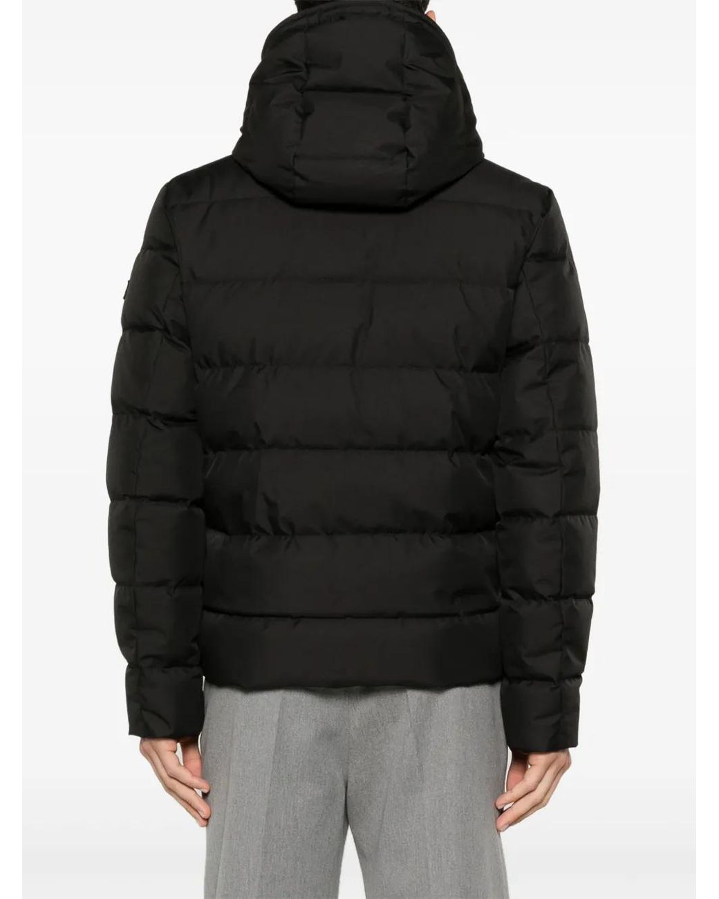 Fay Black Double-Front Jacket for men