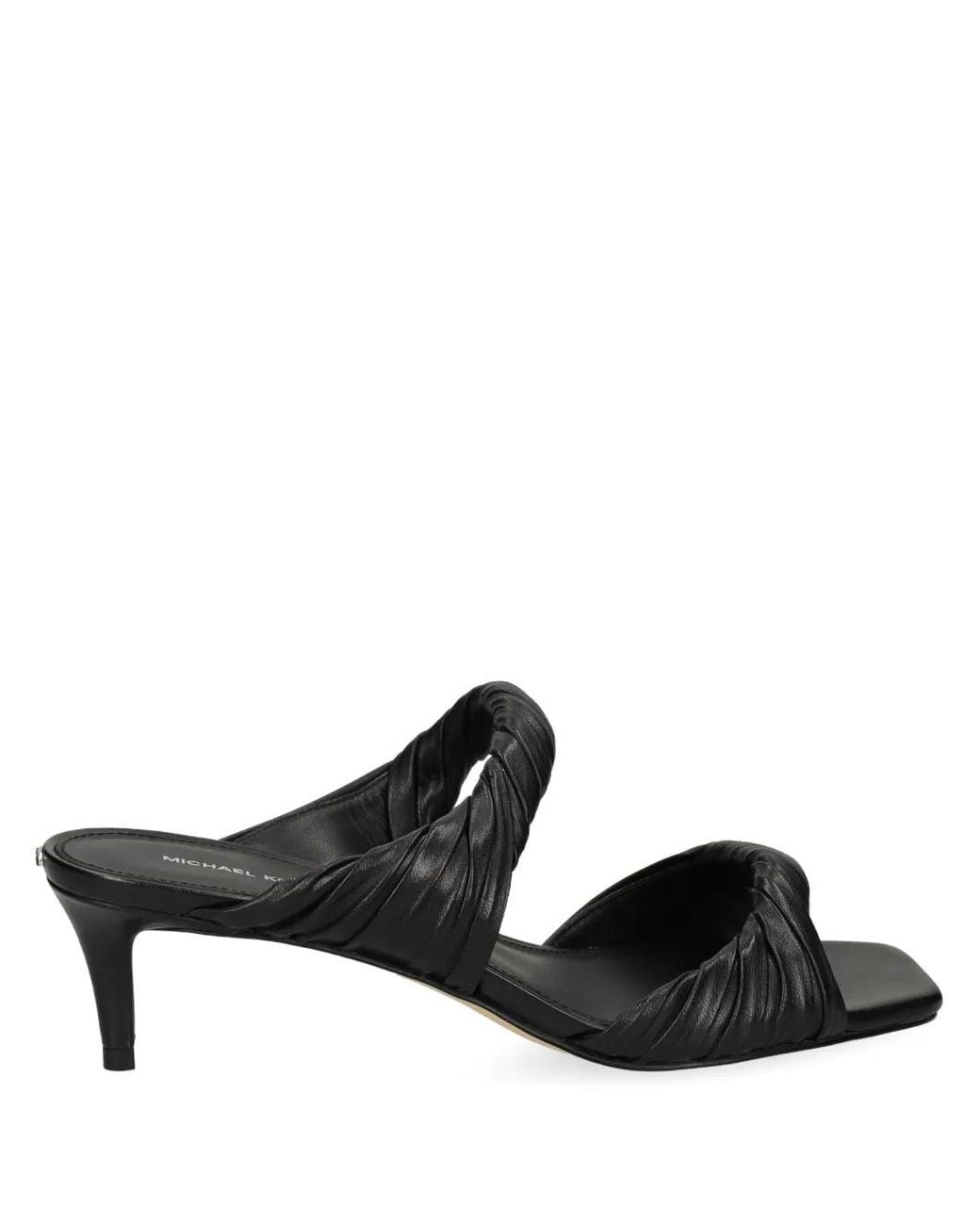 MICHAEL Michael Kors Black Kiana Leather Mules