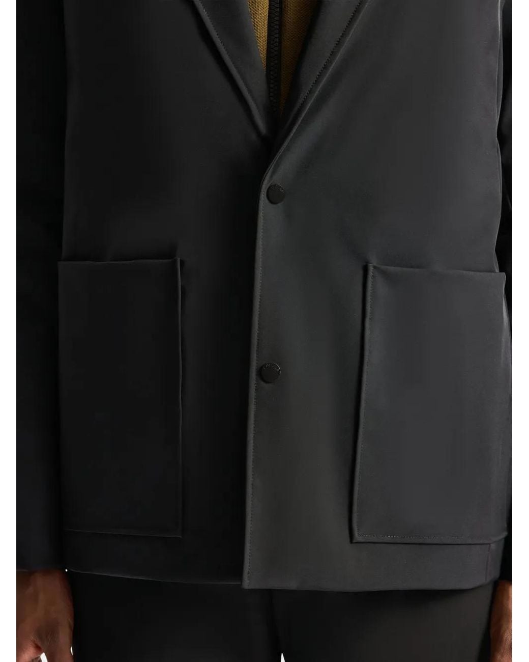 Fusalp Black Patch-Pocket Jacket for men