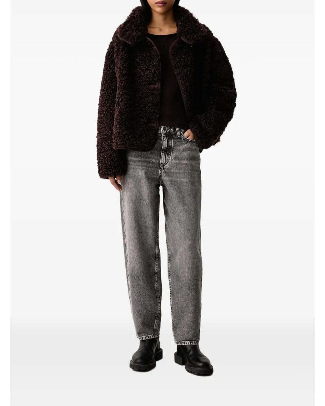 Marc O' Polo Black Bouclé-Texture Jacket