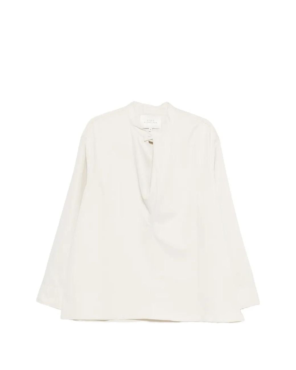 Studio Nicholson White Button-Fastening Top for men