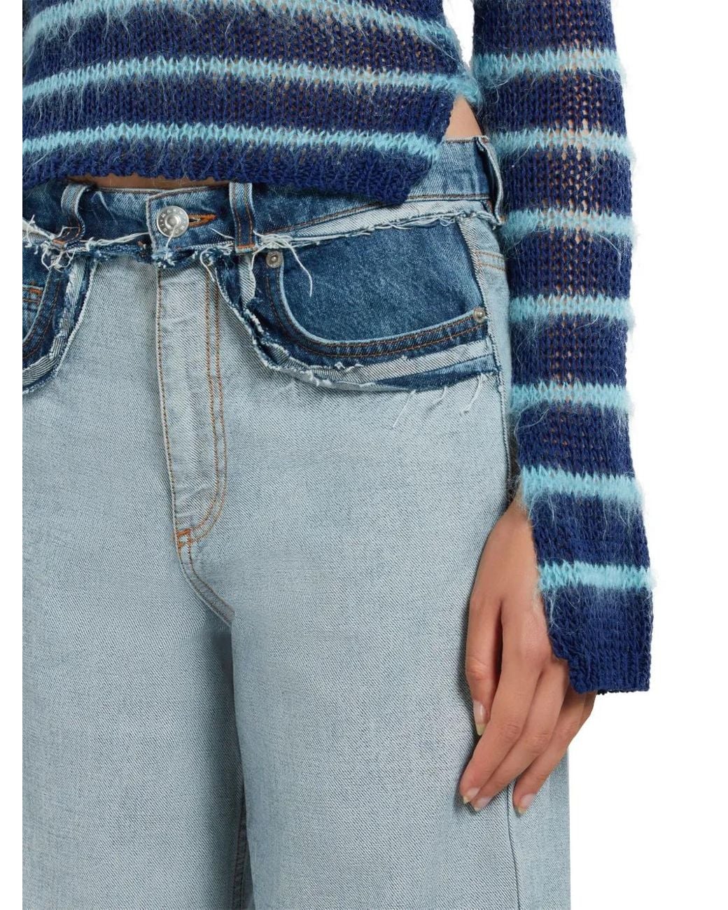 Marni Blue Wide Leg Jeans