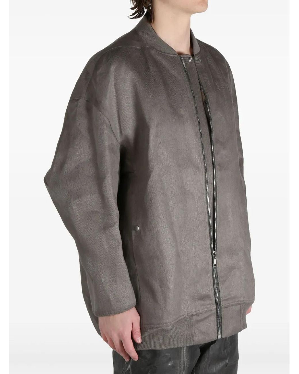 Rick Owens Gray Wool Jacket for men