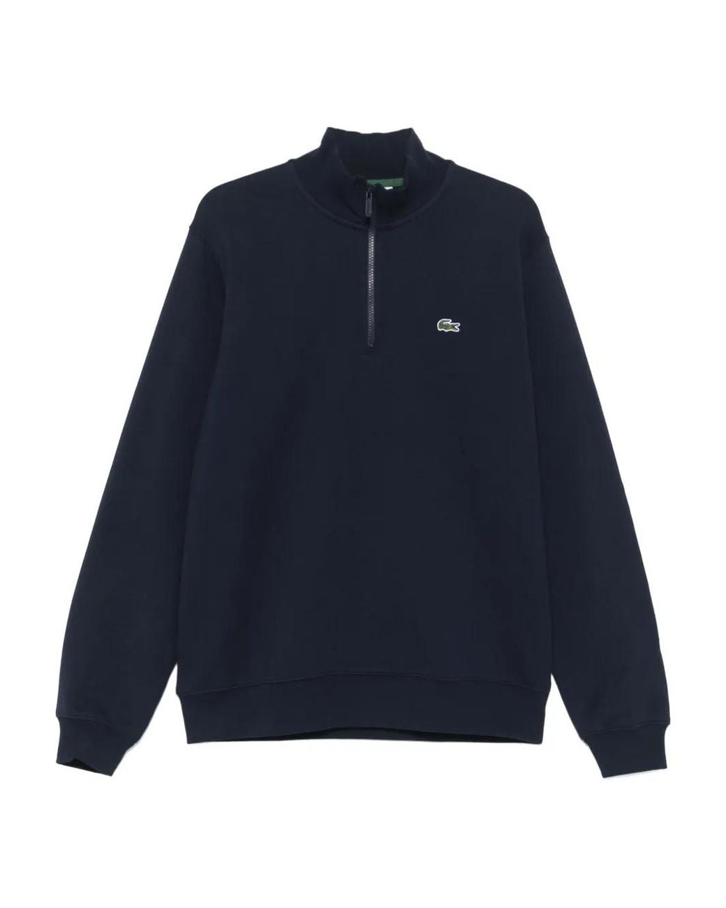 Lacoste Blue Cotton Sweatshirt for men
