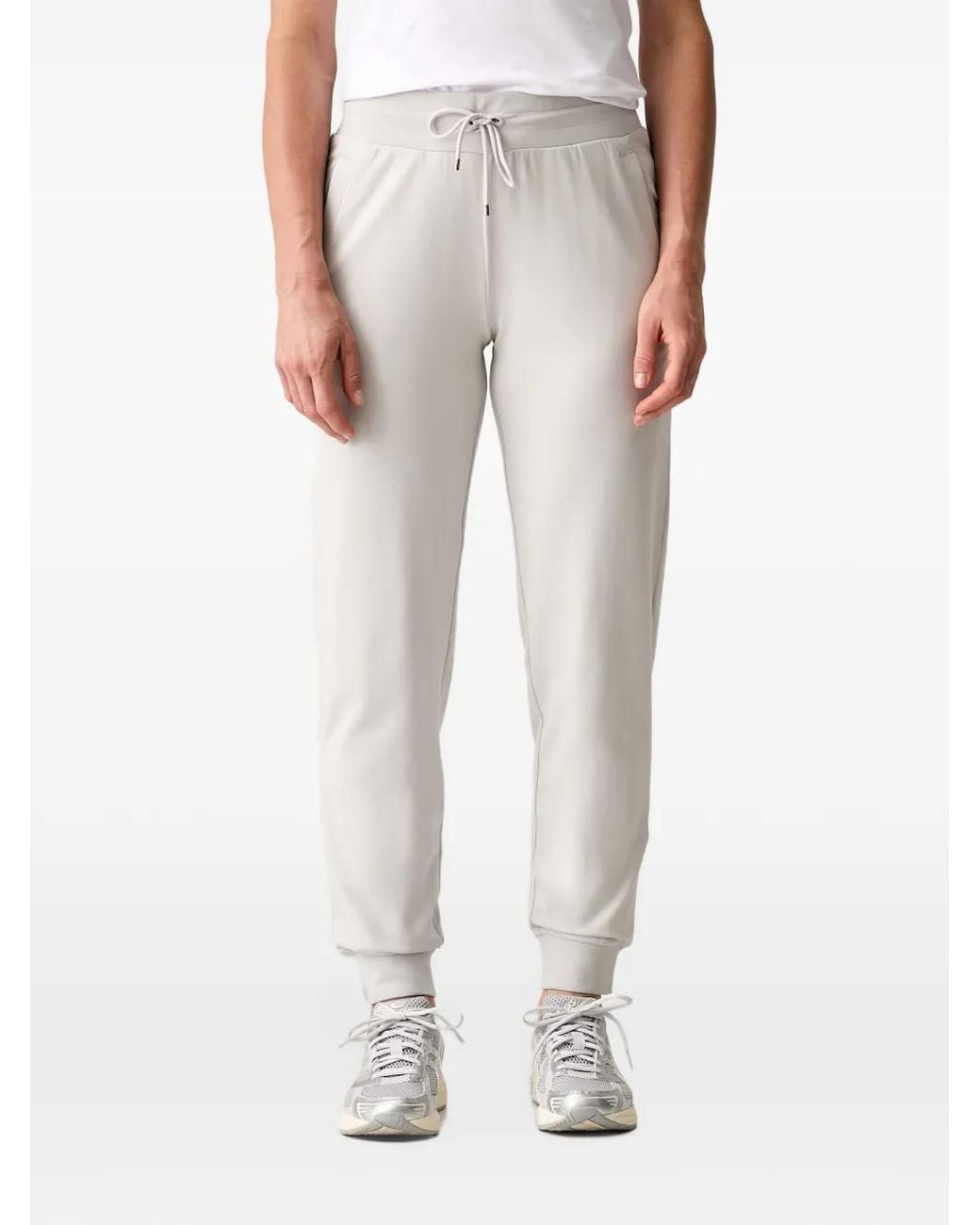 EA7 White Logo-Plaque Tracksuit