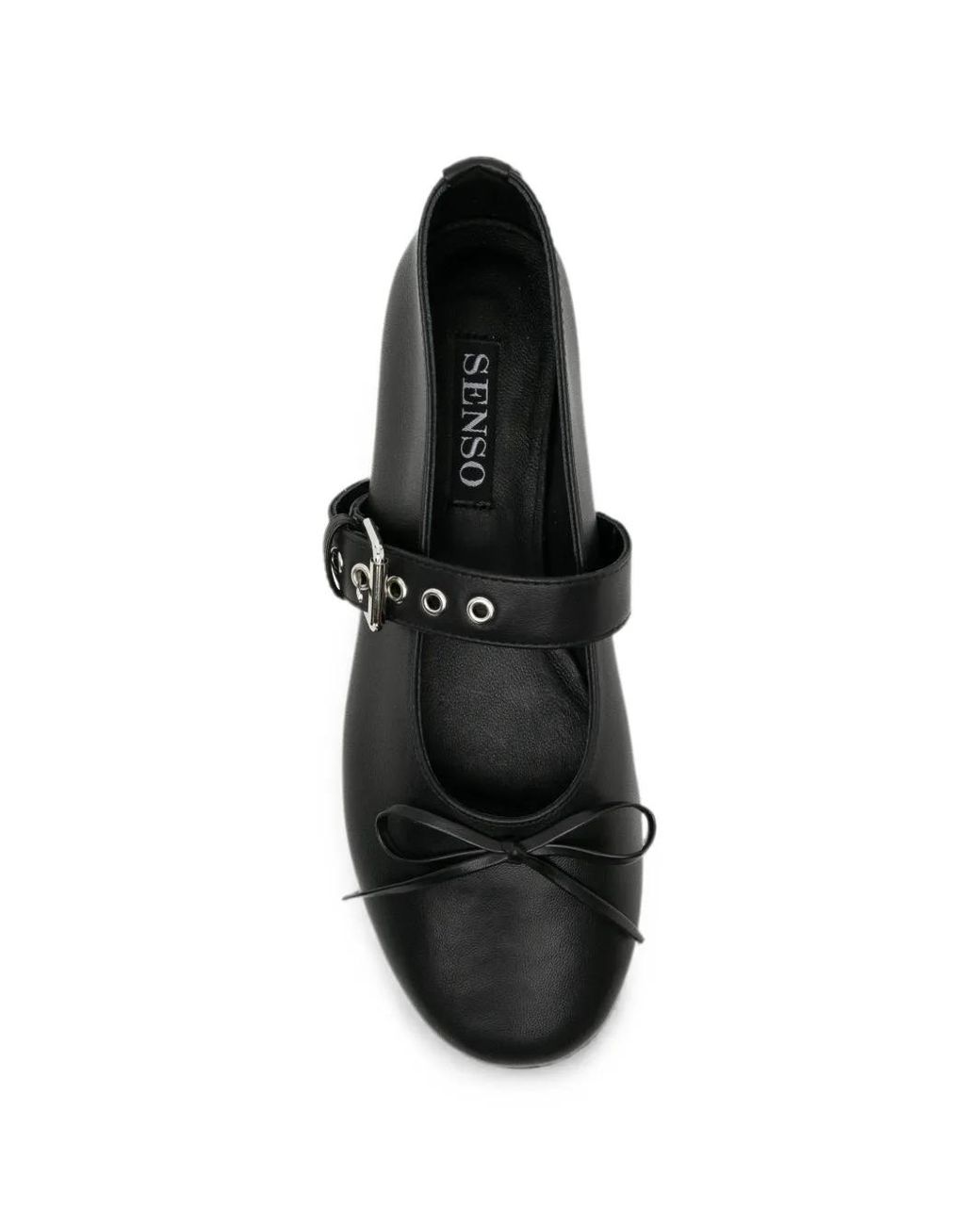 Senso Black Carson Ballet Flats