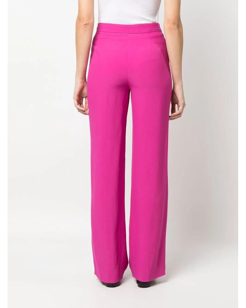 FEDERICA TOSI Pink Straight-Leg Trousers