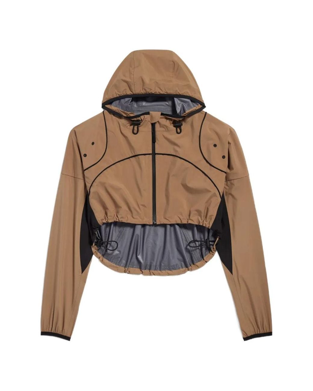 Balenciaga Natural Techwear Cropped Jacket