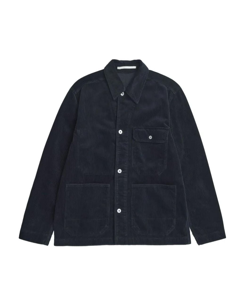 Norse Projects Blue Pocket Corduroy Jacket for men
