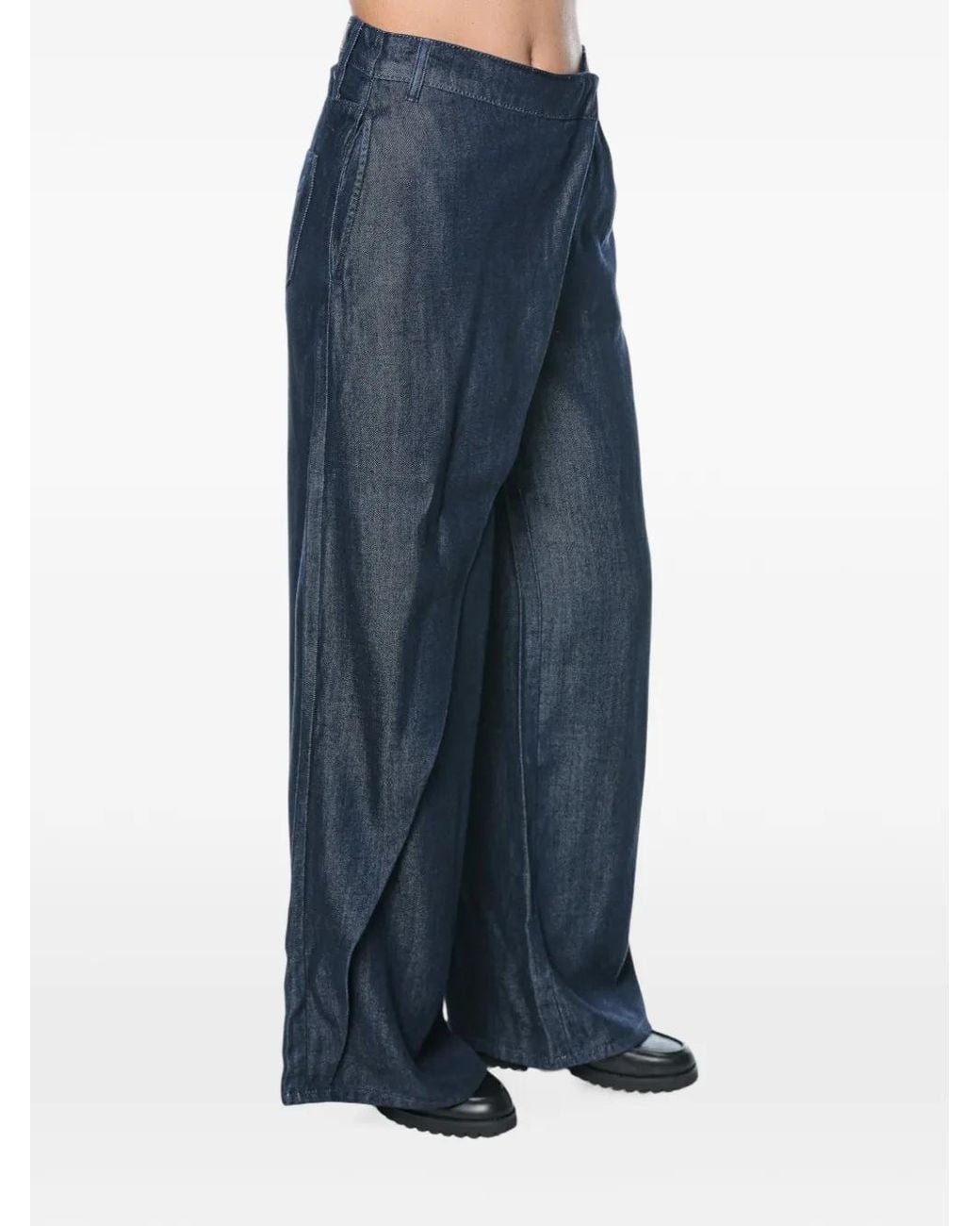Karl Lagerfeld Blue Overlap Jeans