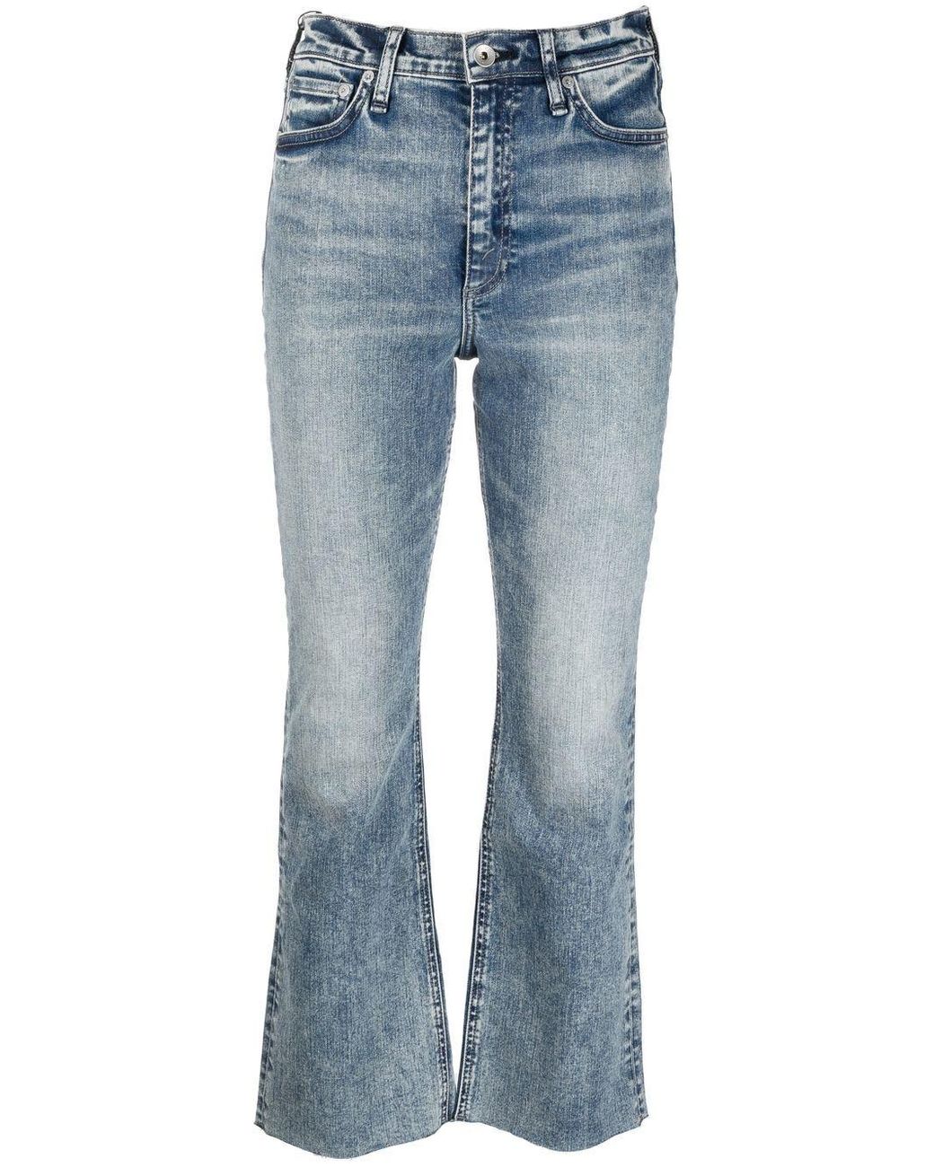 Dames Kleding voor voor Jeans voor Flared jeans Rag & Bone Denim Flared Jeans in het Blauw 