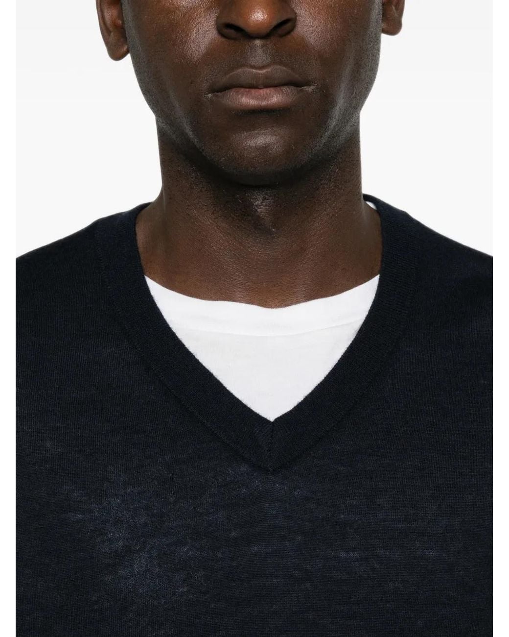 Lisa Yang Black Cashmere T-Shirt for men