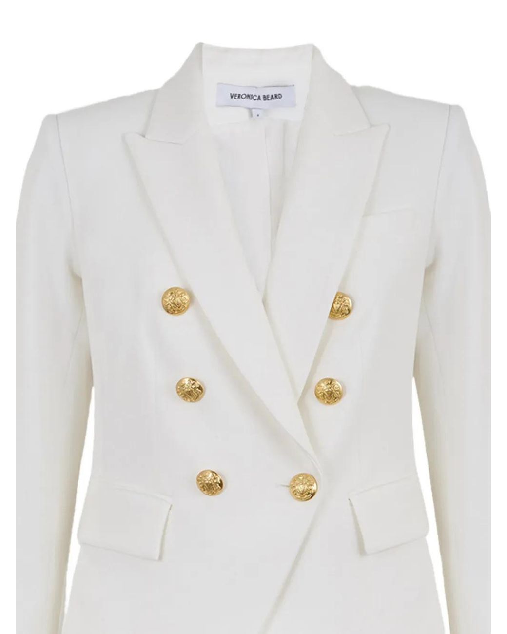 Chaqueta Miller Con Botones Veronica Beard de color White