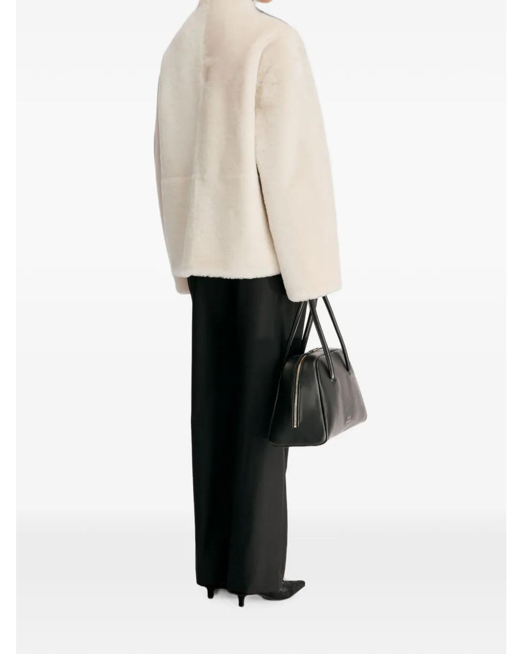 Loulou de Saison Natural Catherine Shearling Jacket
