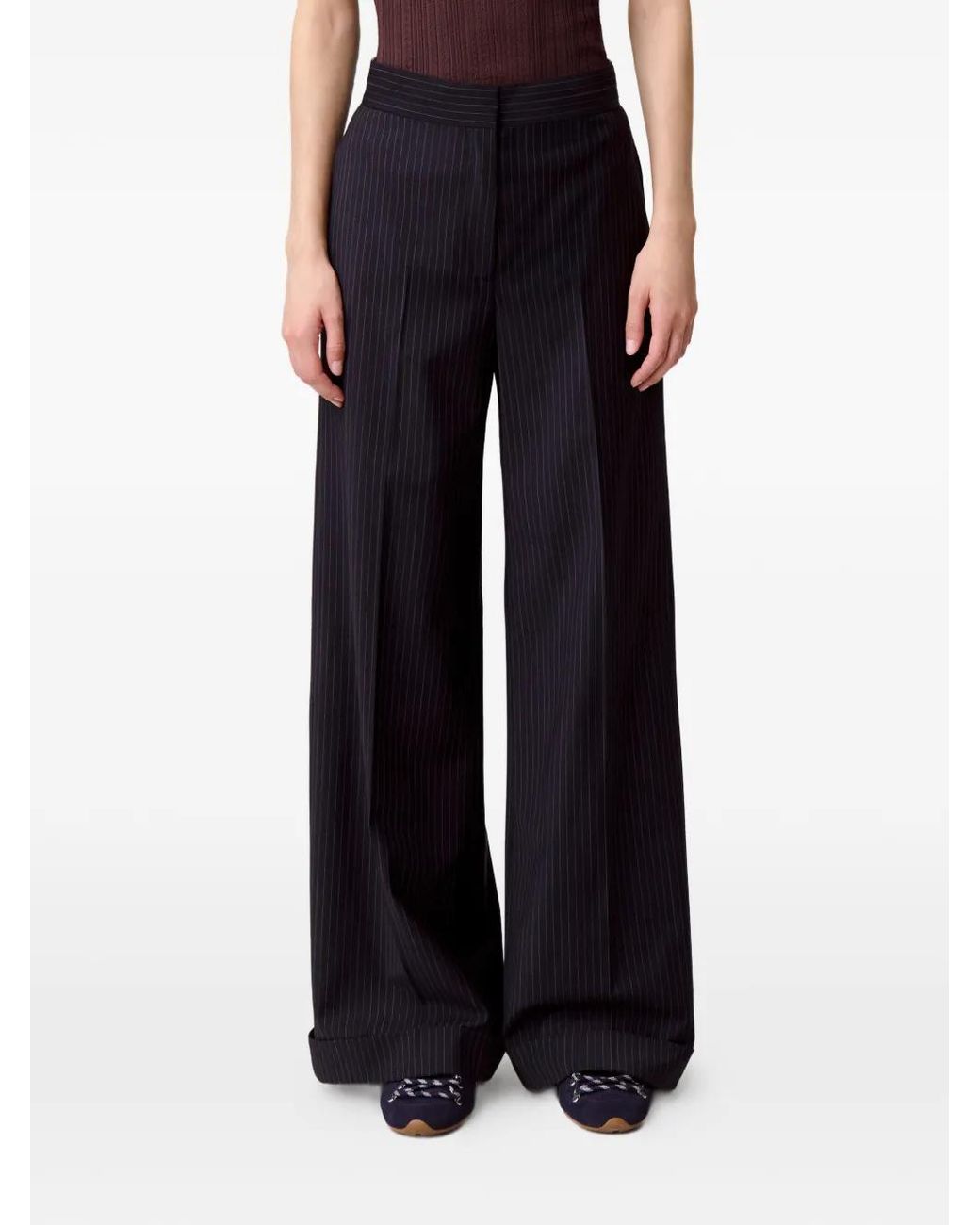 Claudie Pierlot Blue Tailored Trousers