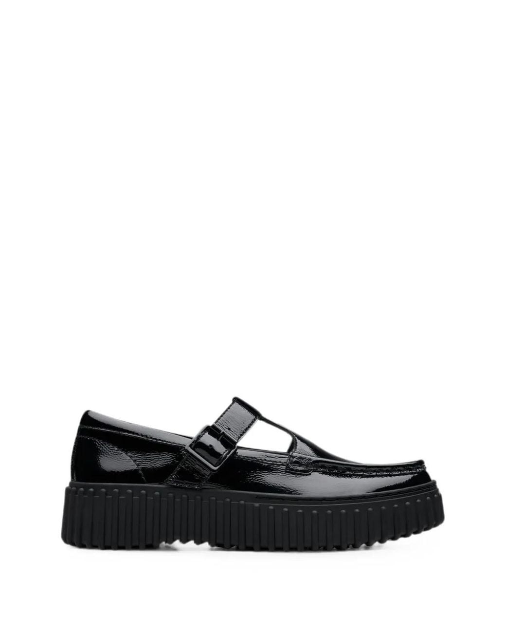 Clarks Black Torhill Bar Loafer