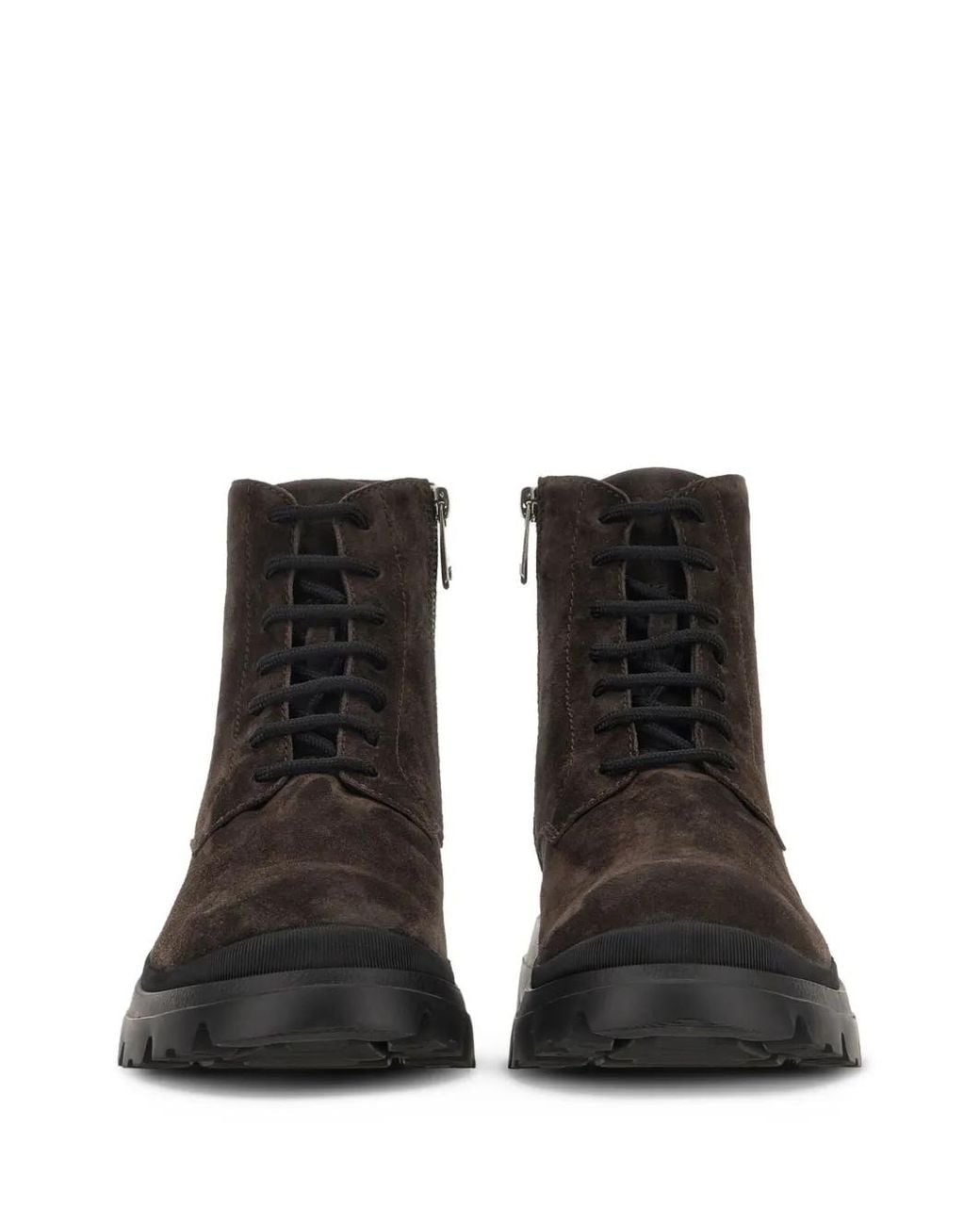 Hogan Black Suede Ankle Boots for men
