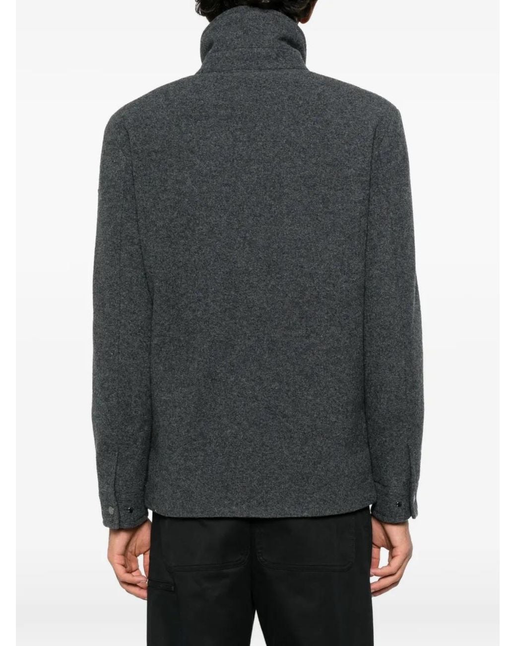 Moncler Panyol Button-Up Jacket in Black for Men | Lyst