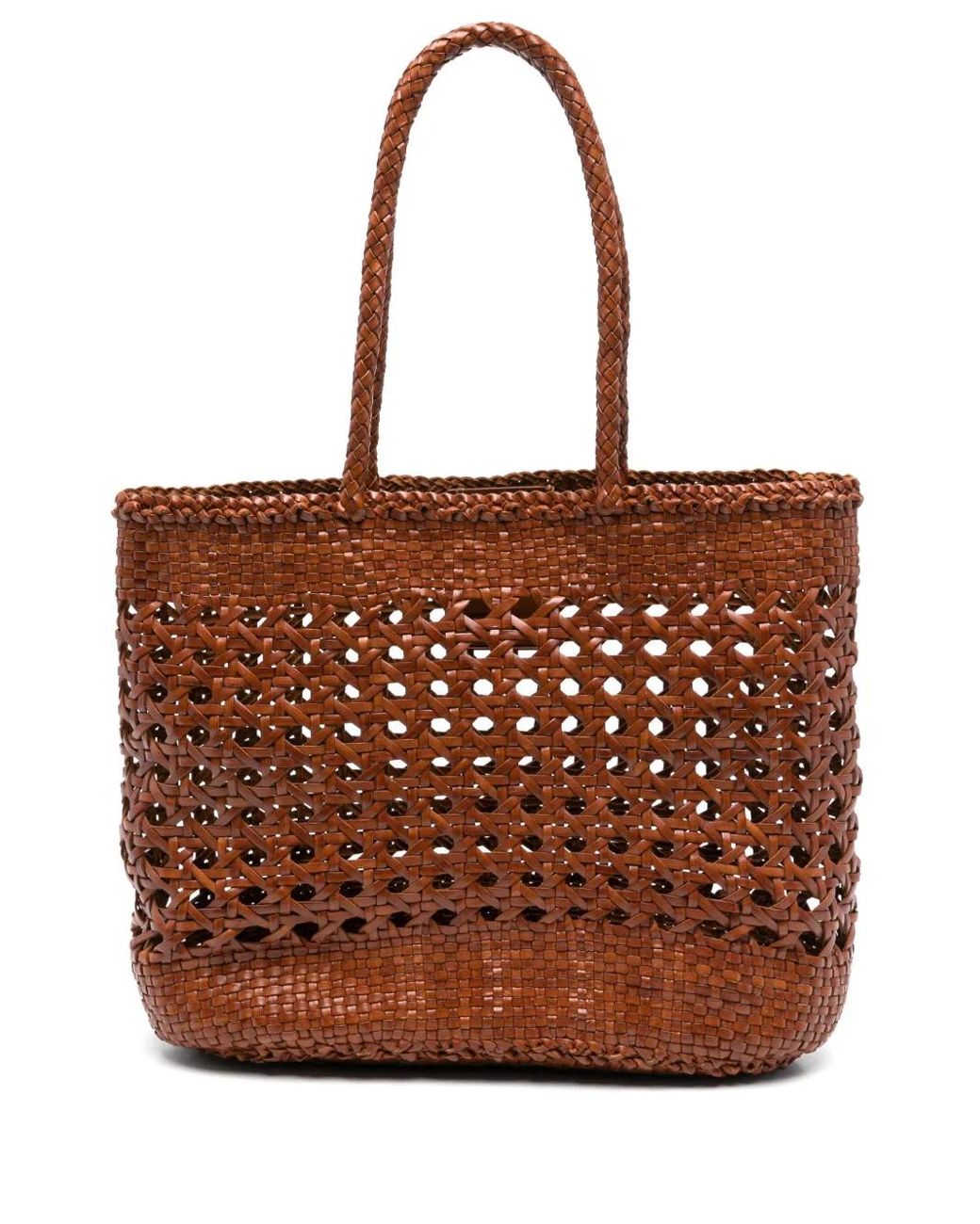 DRAGON DIFFUSION | ECLIPTH 8162 DARK BROWN [正規品/関税込] DRAGON DIFFUSION Eclipse woven leather tote Dark brown