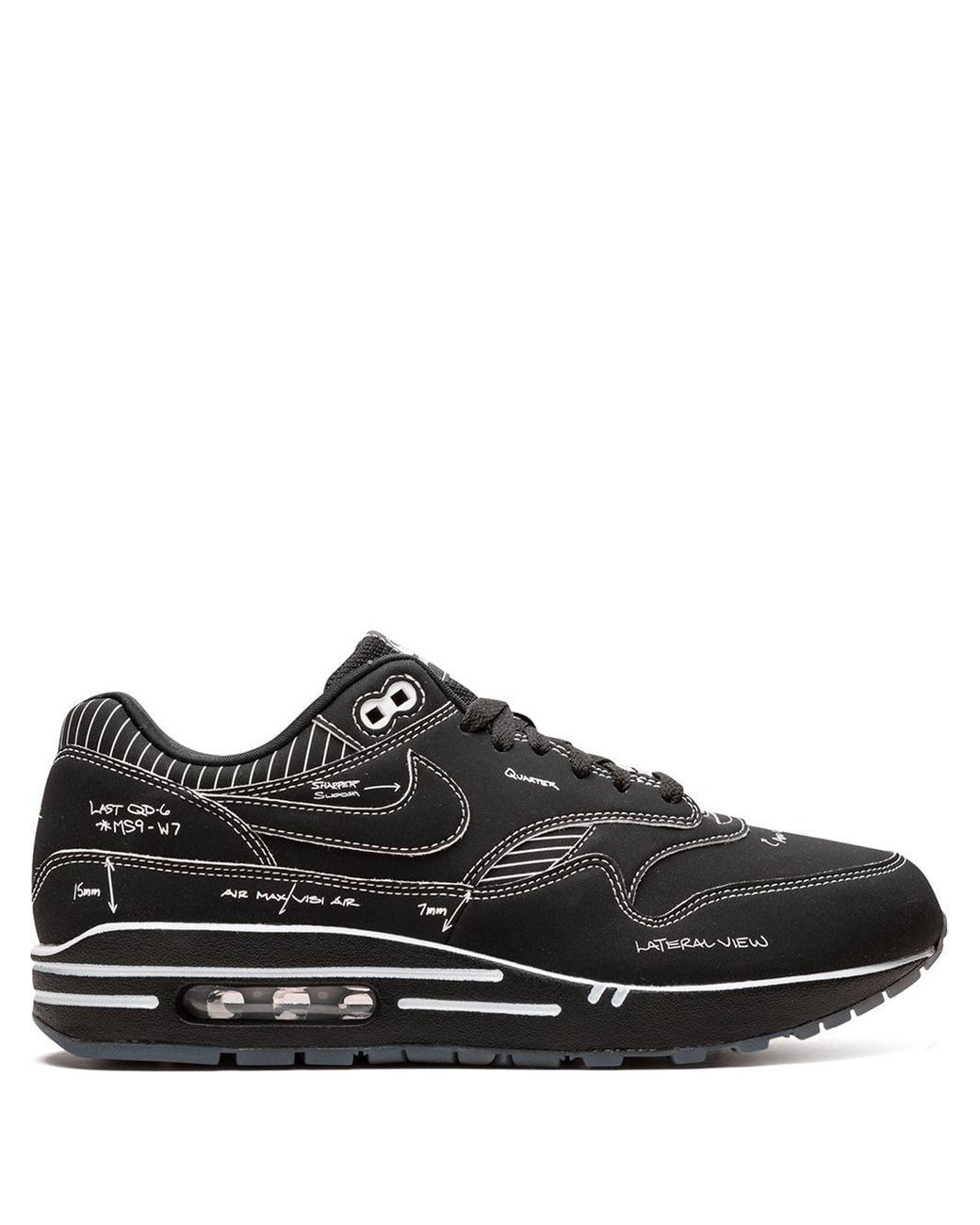nike air max sketch to shelf black