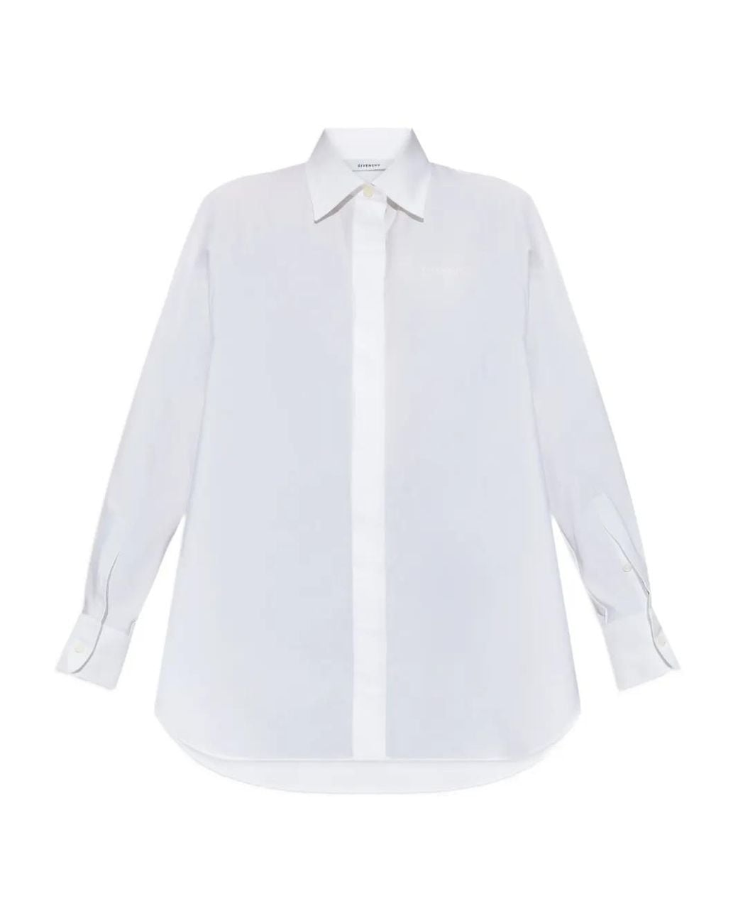Givenchy White Loose-Fit Shirt