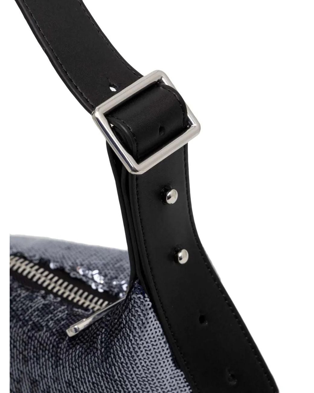 Samsøe & Samsøe Blue Sequin-Embellished Tote Bag