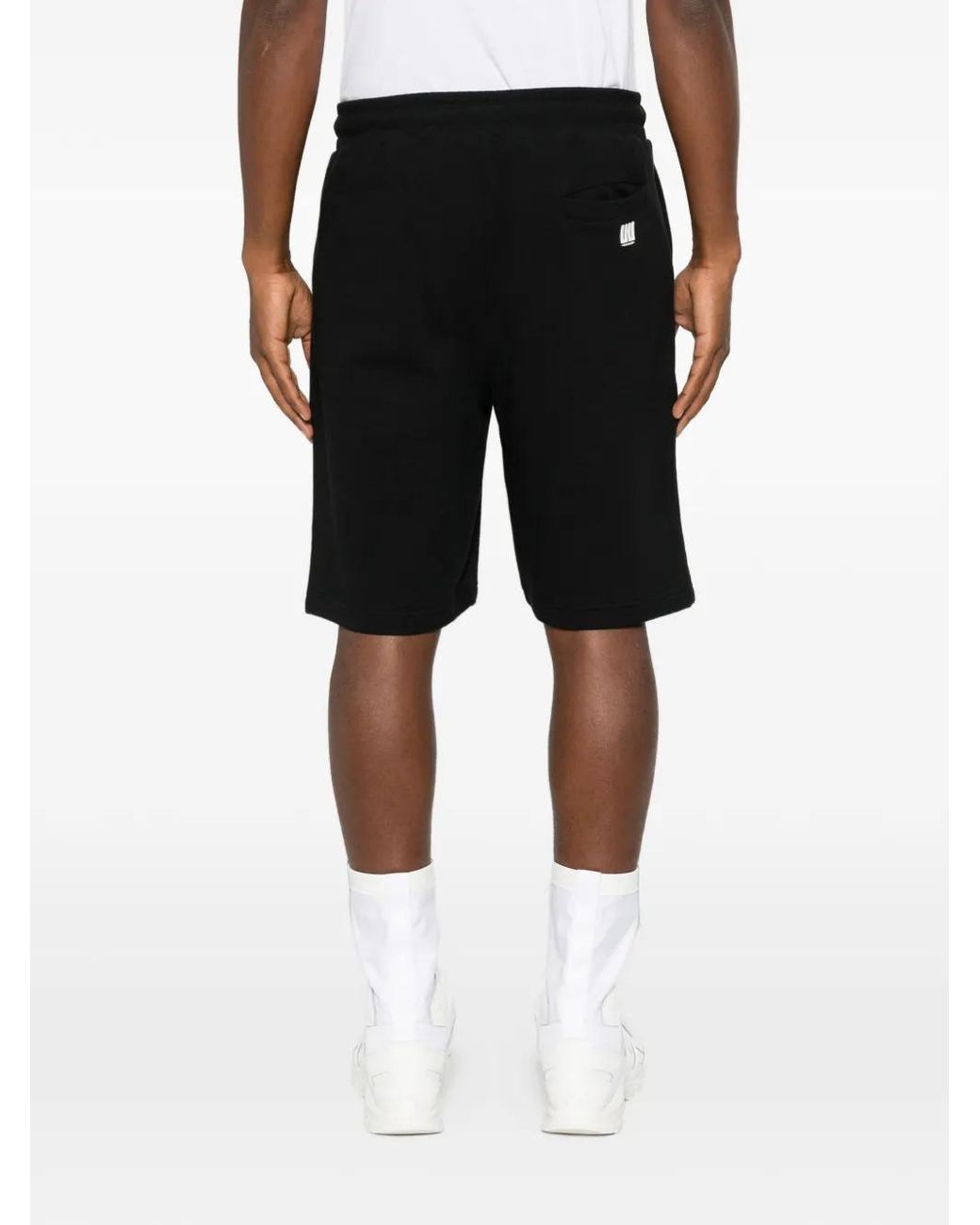 Les Hommes Black Short De Sport À Lien De Resserrage Et Poches Cargo for men