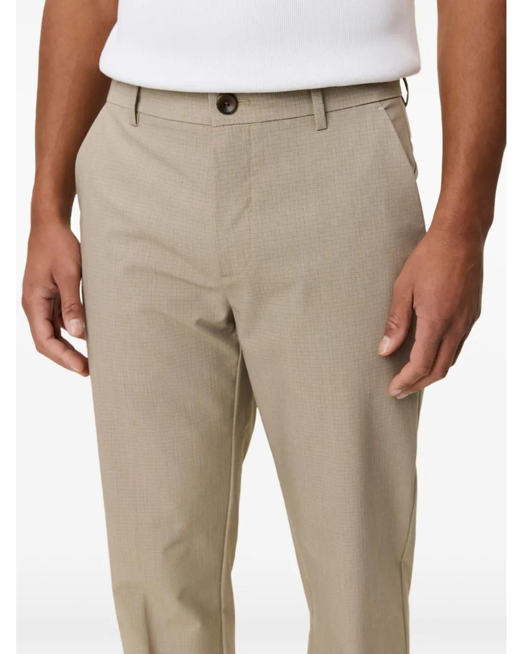 Les Deux Natural Button Trousers for men