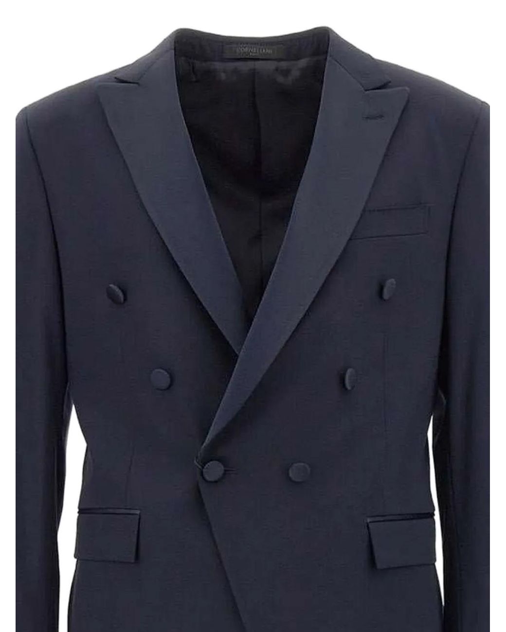 Corneliani Blue Wool Suit for men