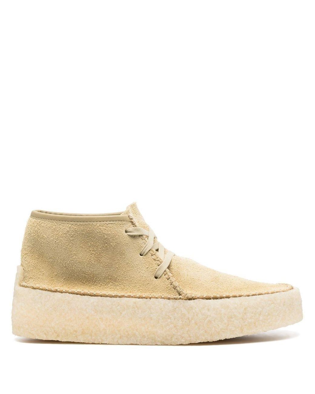 Clarks Caravan Suede Lace-up Shoes in Natural for Men | Lyst