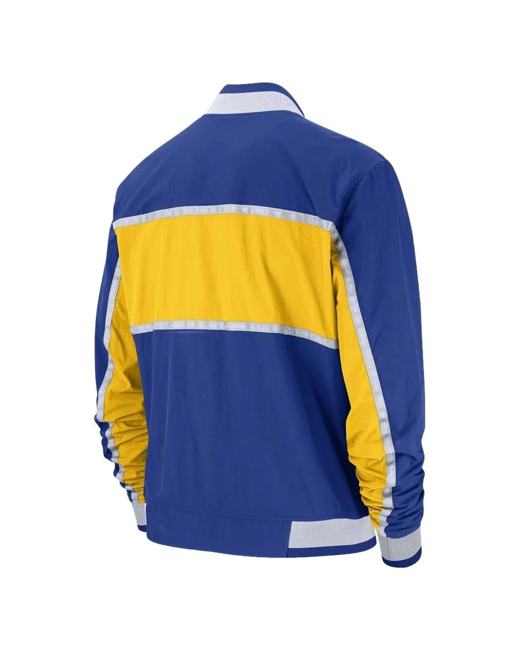 Nike Blue Colourblock-Design Bomber Jacket for men