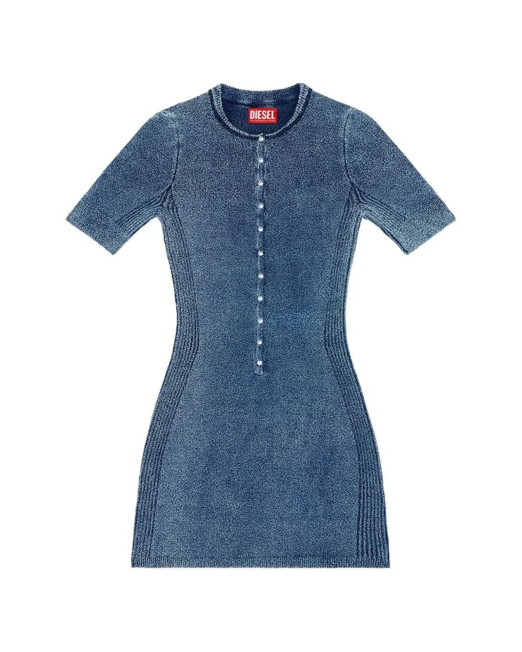 DIESEL Blue Short Dress