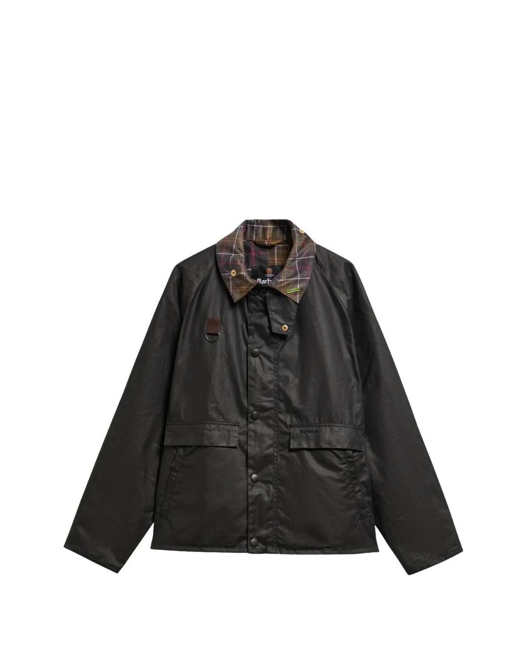 Barbour Black Icons Spey Waxed Lightweight Jacket for men