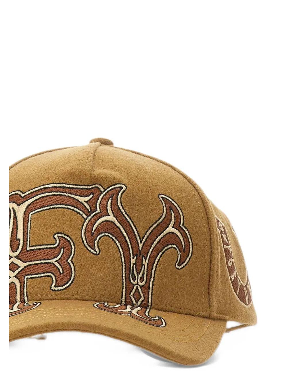 PDF Metallic Fortuna Logo-Patch Baseball Cap for men