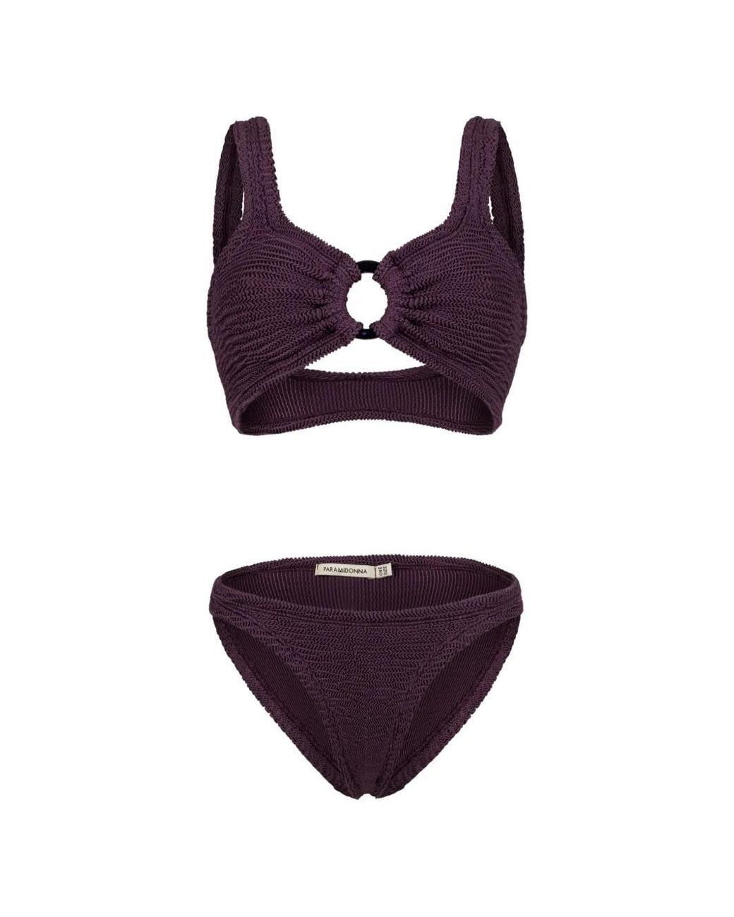 Paramidonna Purple Irina Crinkle Bikini
