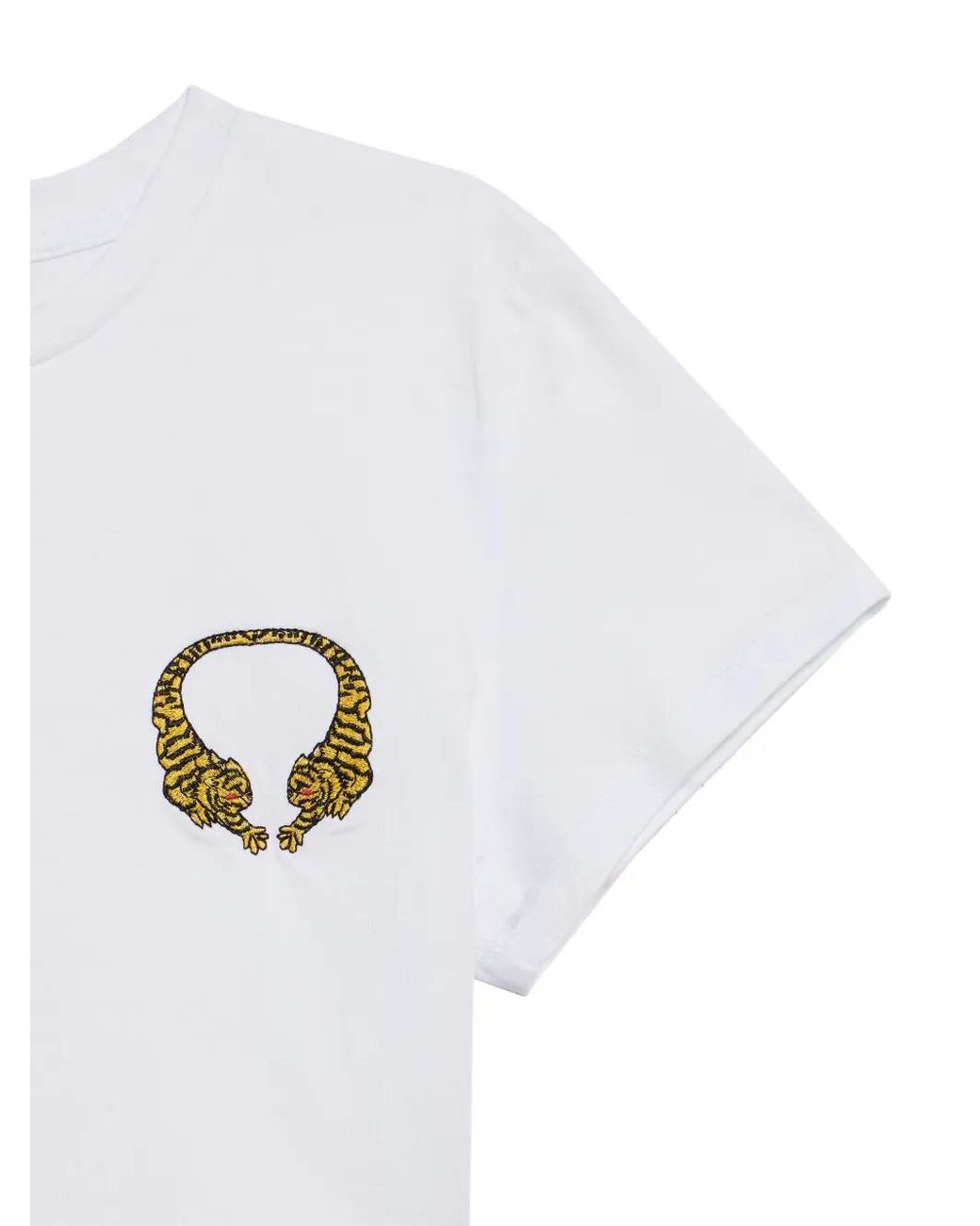 Roberto Cavalli White Cropped T-Shirt