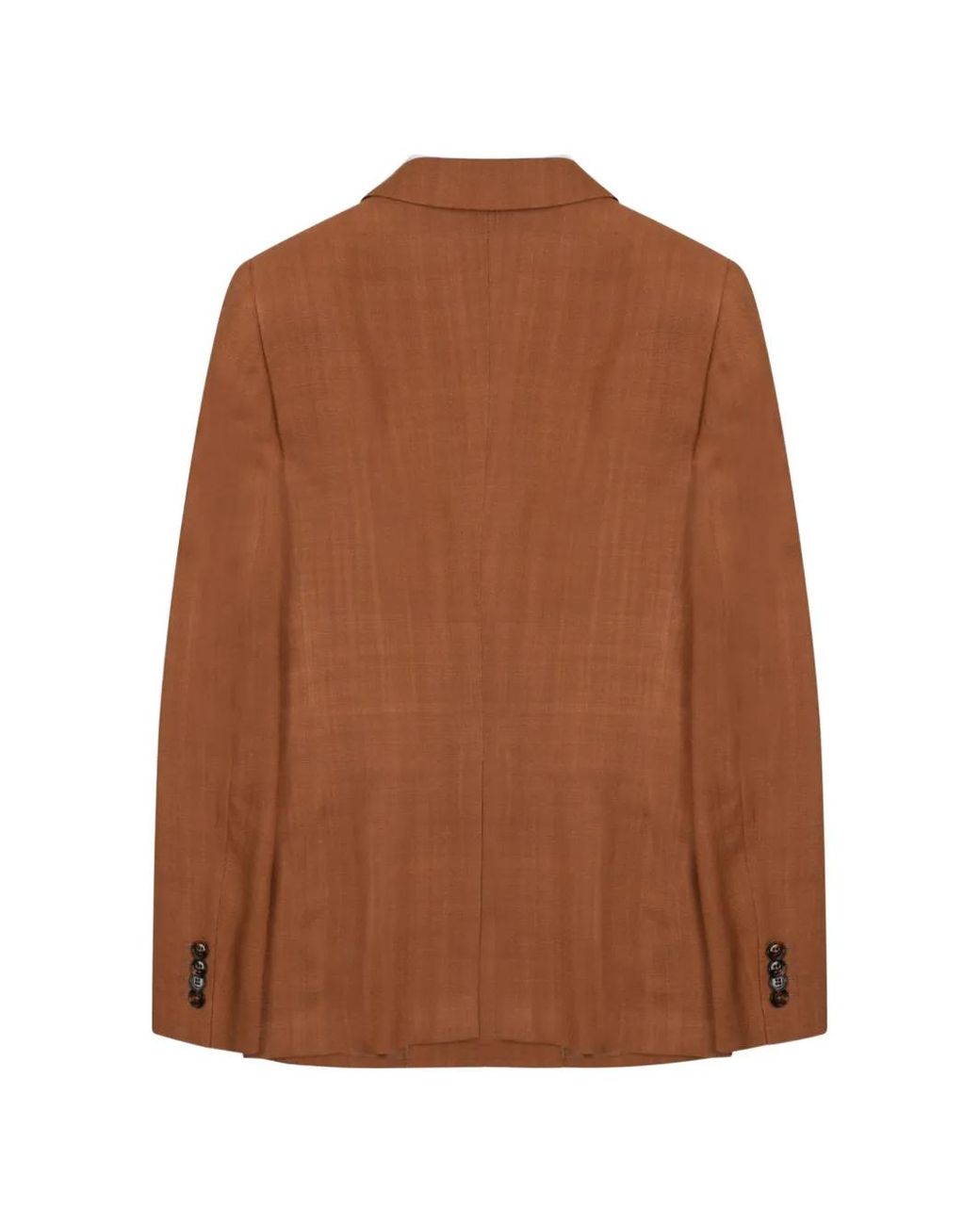 Tagliatore Brown Notch-Lapel Single-Breasted Blazer