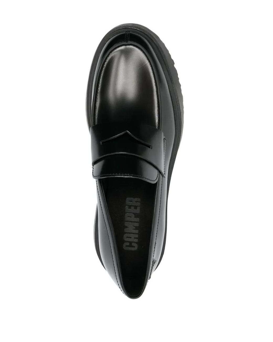 Camper E Leren Loafers in het Black voor heren