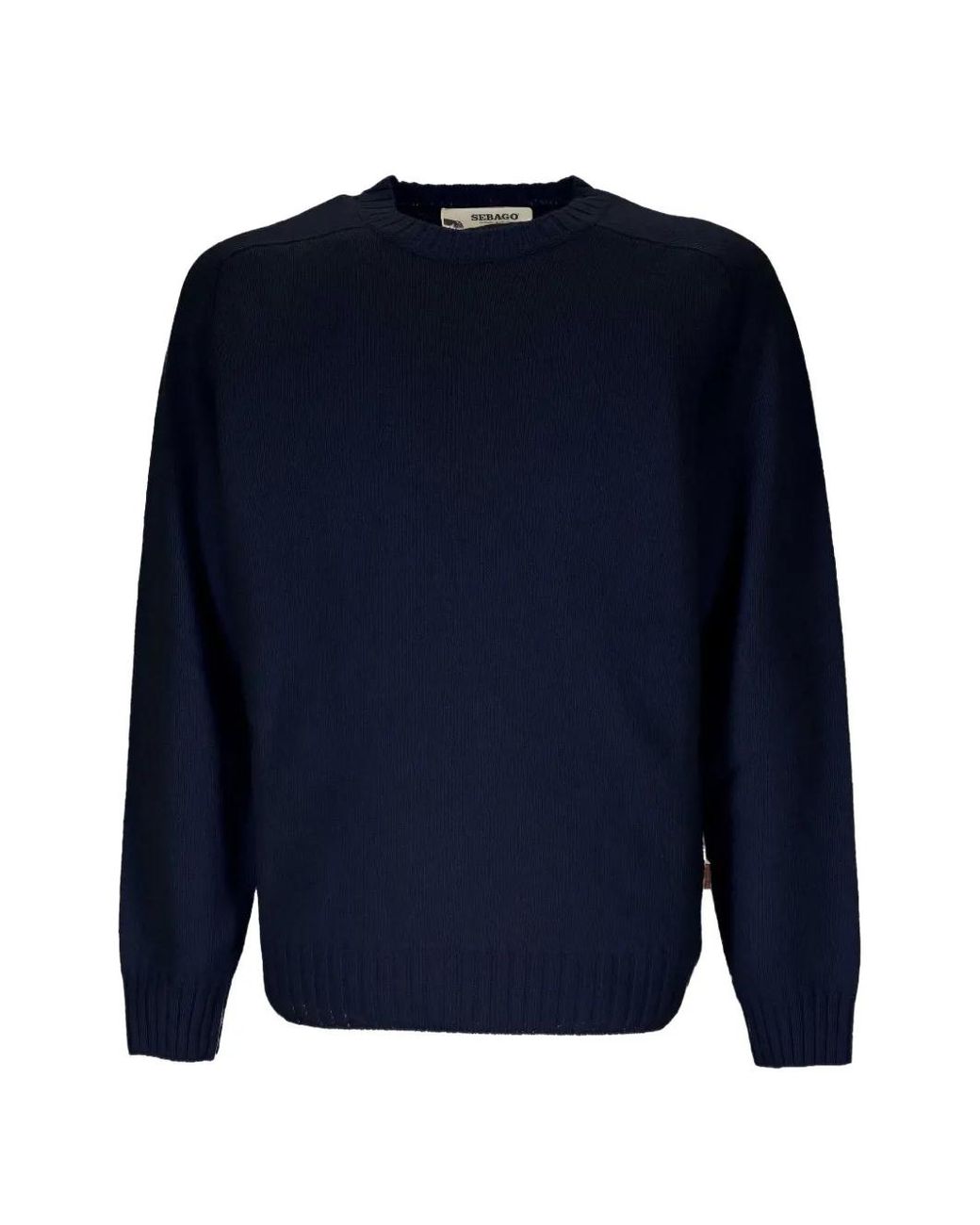 Sebago Blue Gilead Crew-Neck Wool Sweater for men