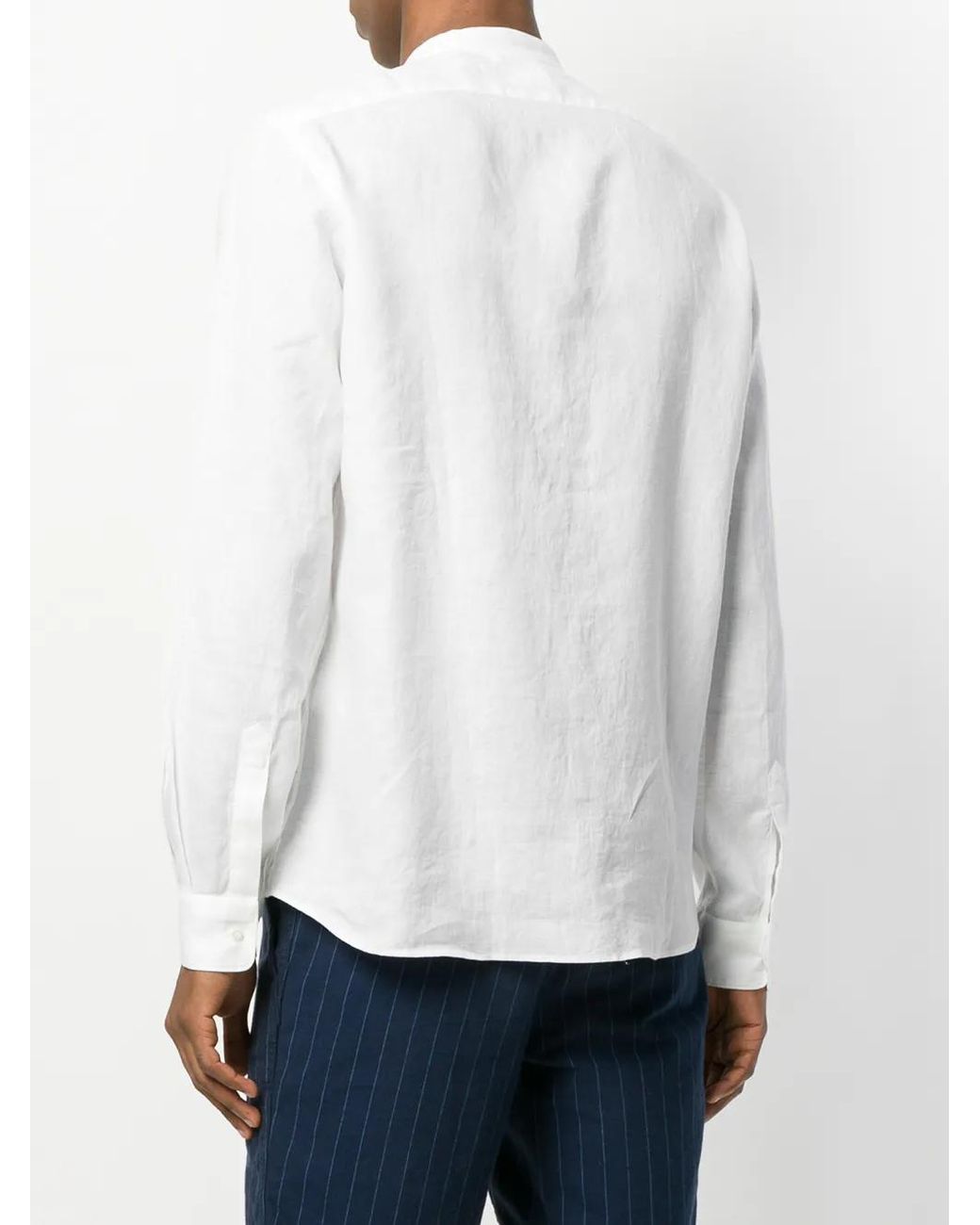 Aspesi White Linen Shirt for men
