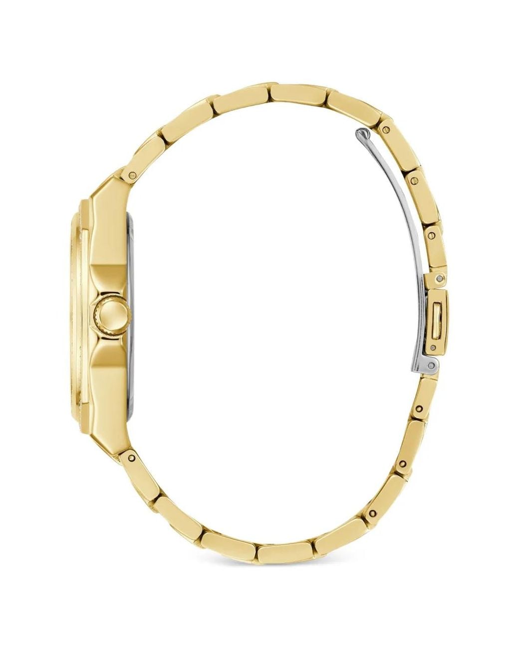 Guess Metallic Crystal-Embellished 36Mm Watch