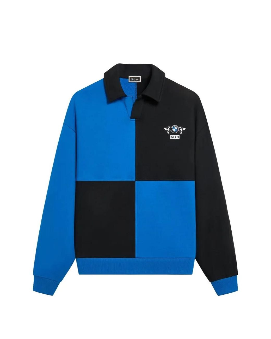 Kith Blue X Bmw Checkered Nelson Sweatshirt for men