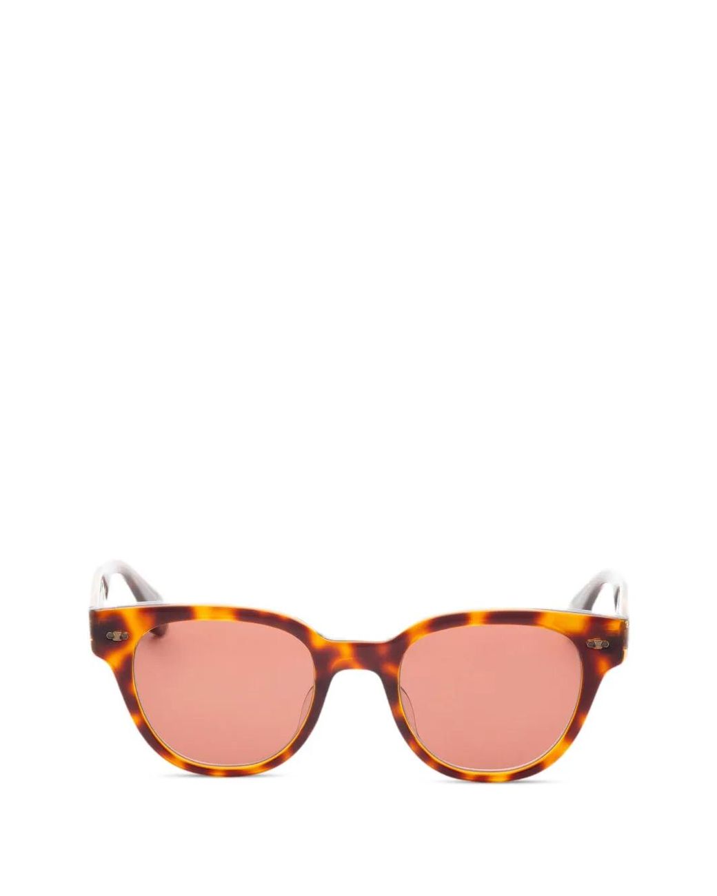 Garrett Leight Pink Jane Round-Frame Sunglasses